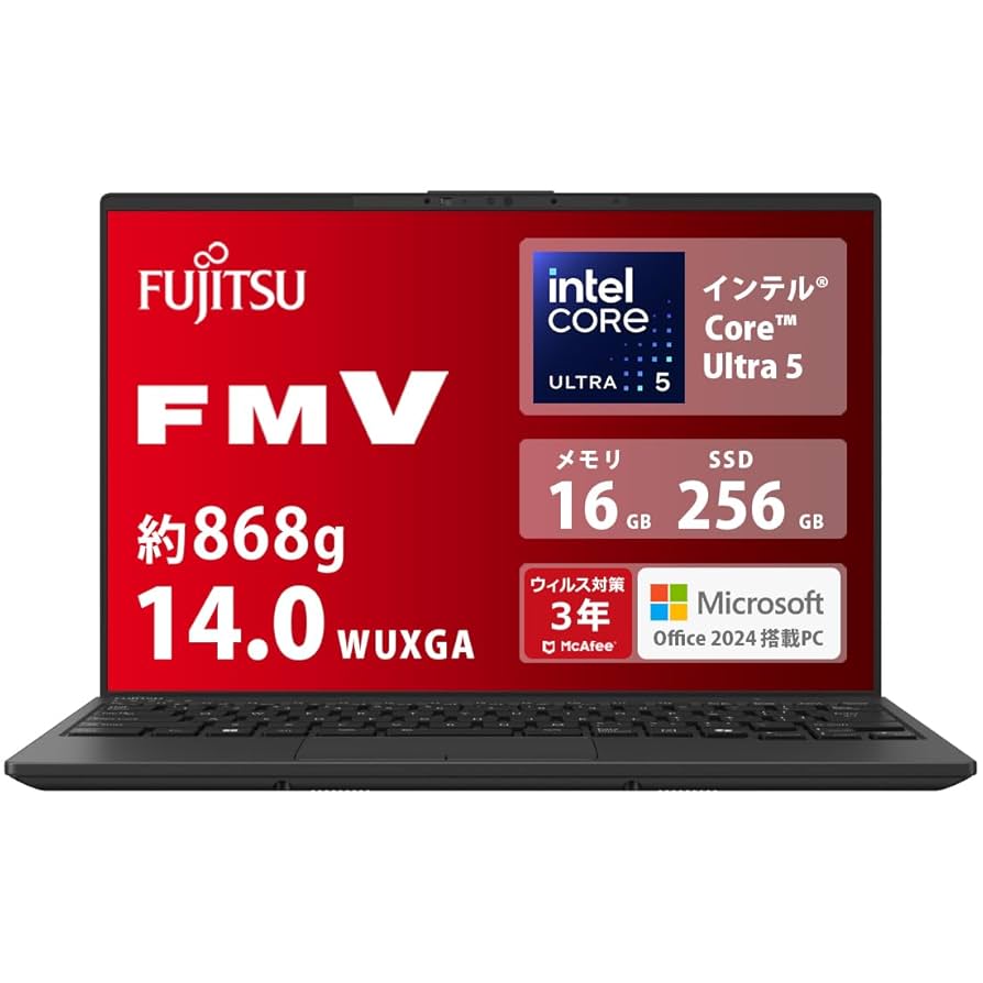 富士通 LIFEBOOK UH92/D2 ホワイト ケース付き 富士通 LIFEBOOK
